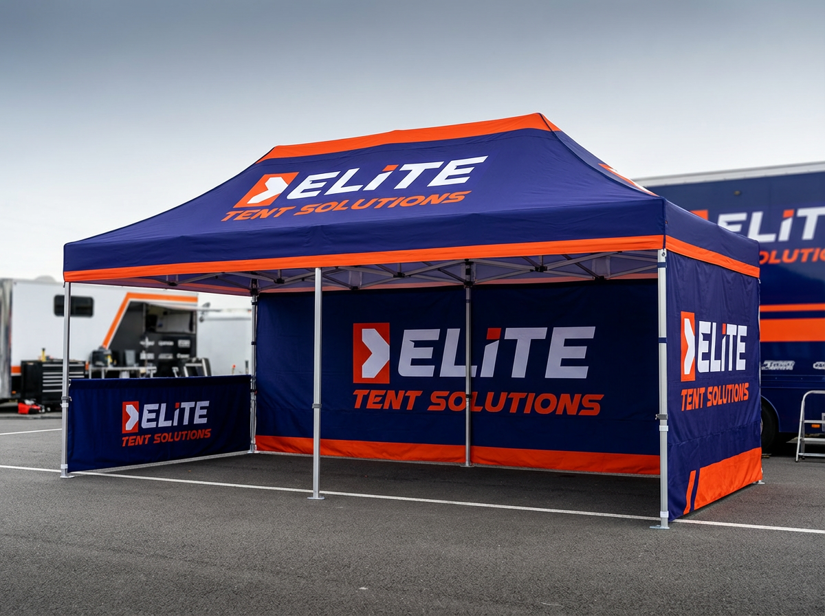 Faltpavillons - Professional motorsport paddock equipment by Elite Tent Solutions
