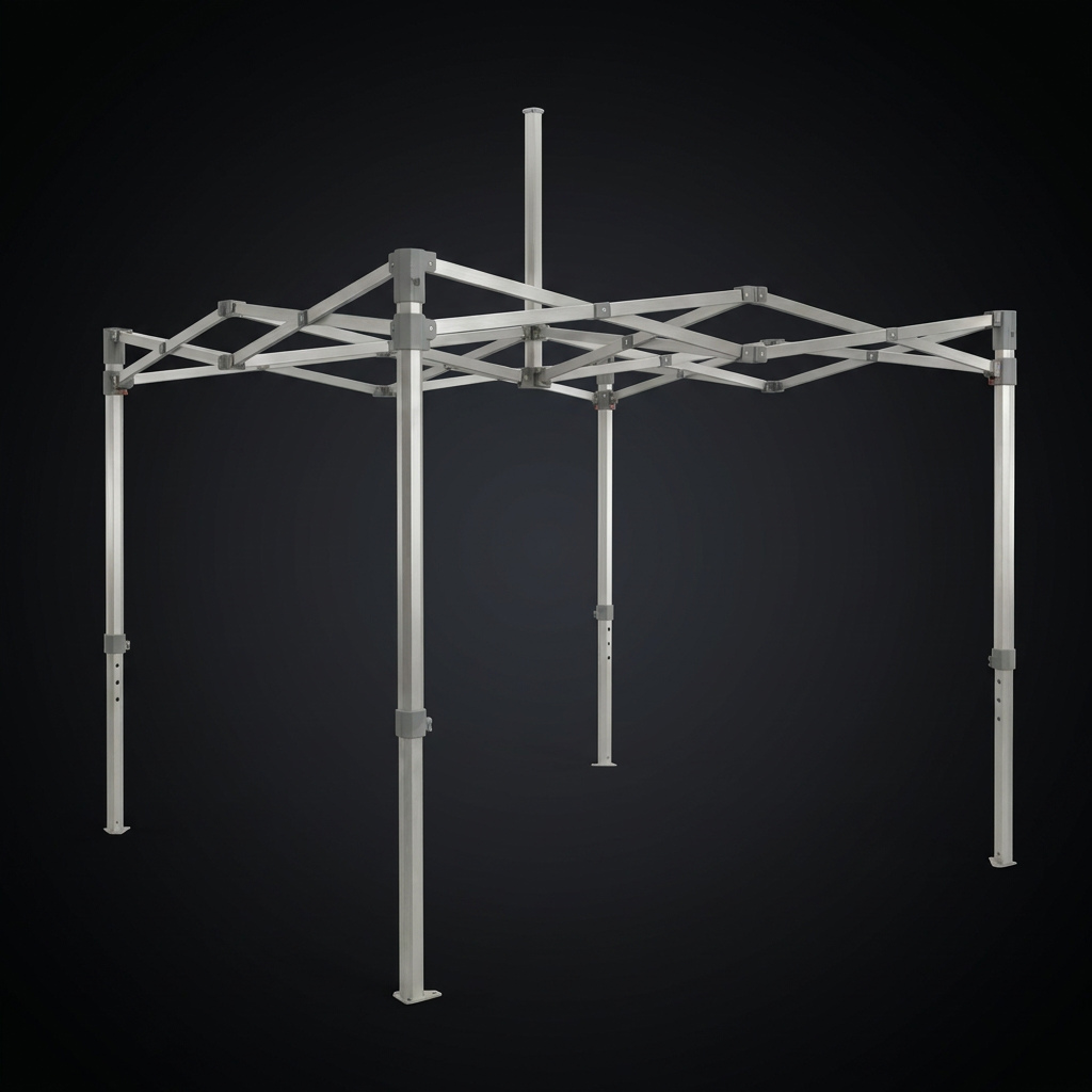 Tent frame 3x3m with 45mm legs